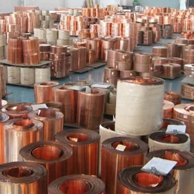 10 Mil 16 Mil 20 Mil Battery Copper Foil Roll Adhesive C11000 Thin Pure